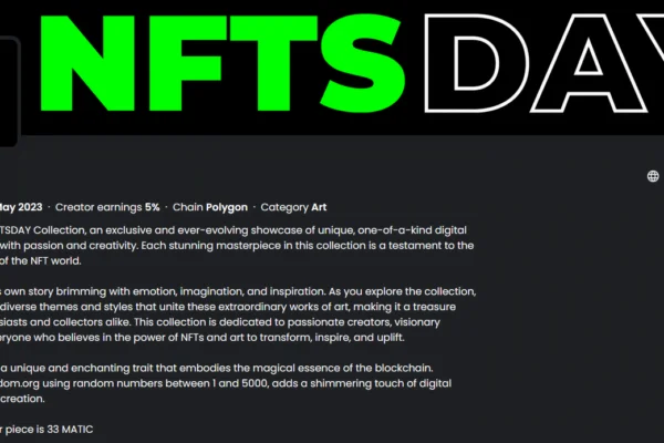 The NFTS DAY Collection: A Journey To 5,000 Unique Digital Masterpieces nftsday_1